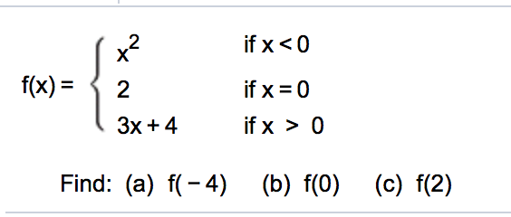 Solved f(x) = {x^2 if x 0 | Chegg.com