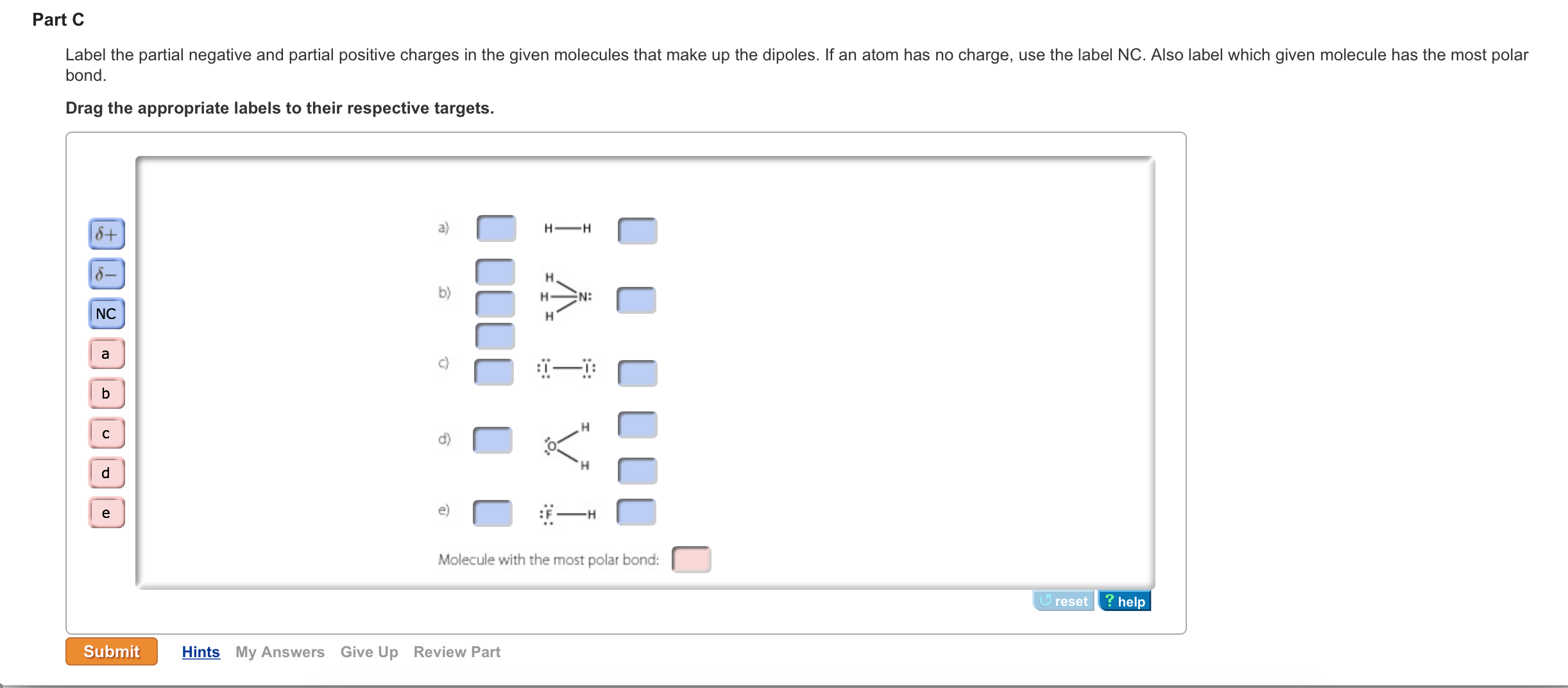 Solved Part A In the Make Molecules page of the PhET