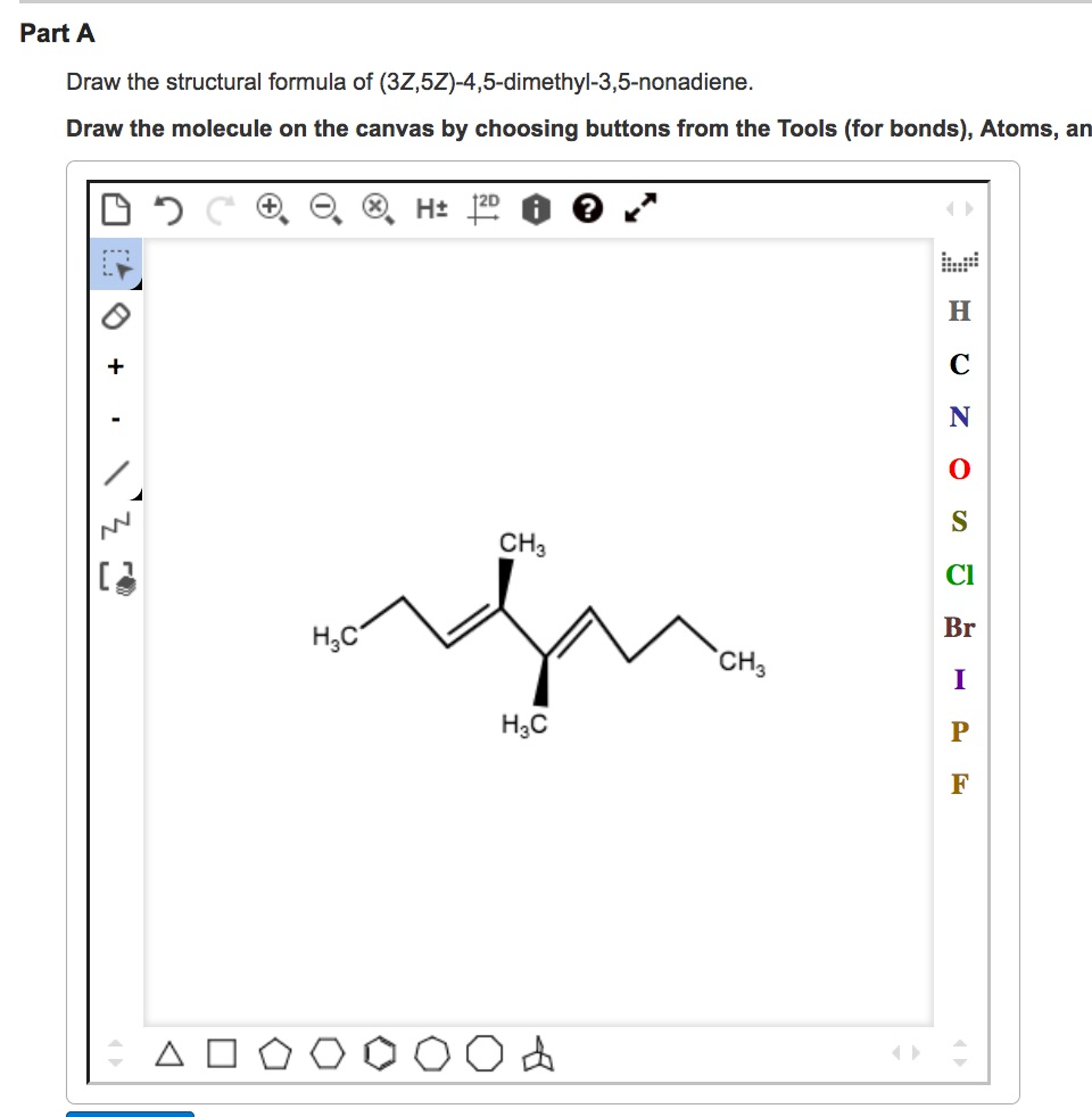 Solved Part A Draw the structural formula of