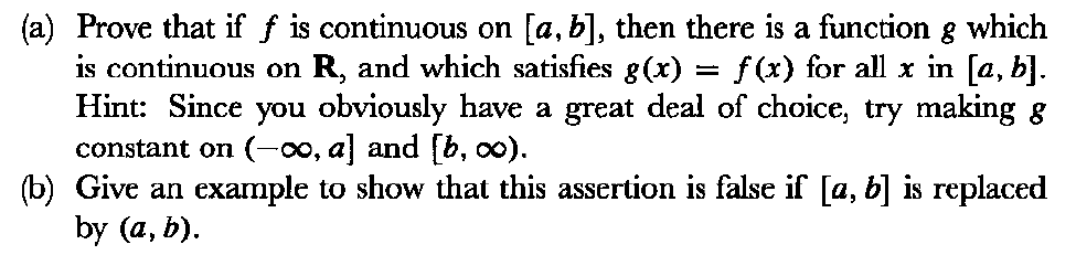 Solved (a) Prove That If F Is Continuous On [a, B], Then | Chegg.com