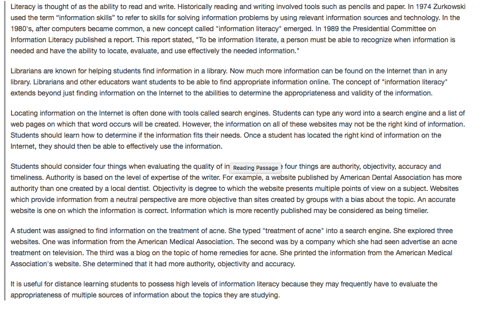 Identify The Correct Sequence Of Events From This Passage