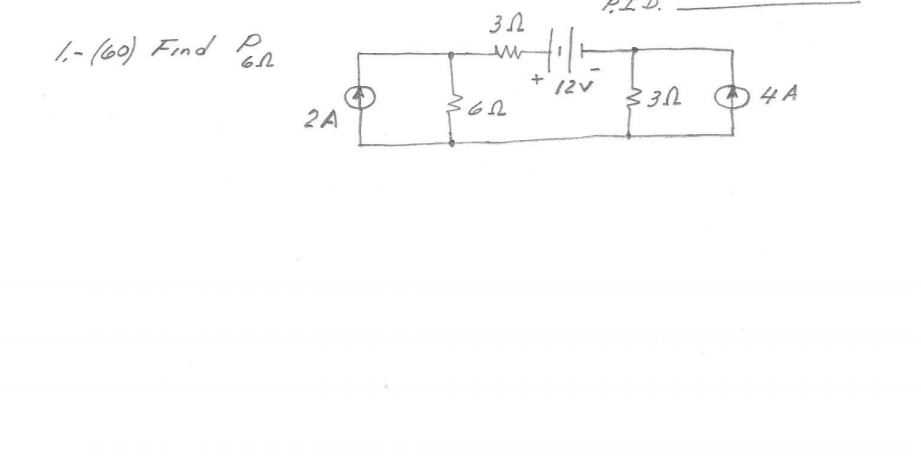 Solved Find P_6 Ohm | Chegg.com