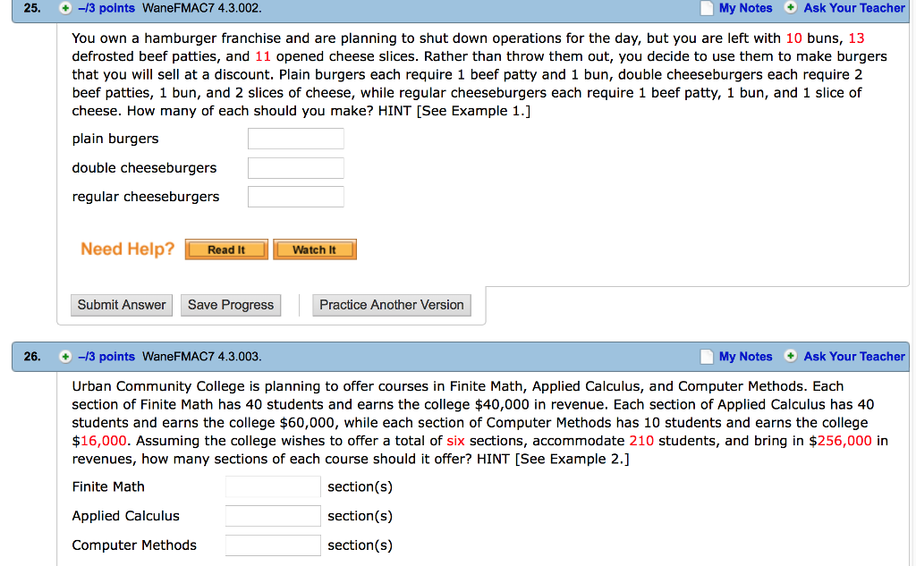 Solved Points Wanefmac My Notes Ask Your Chegg Com