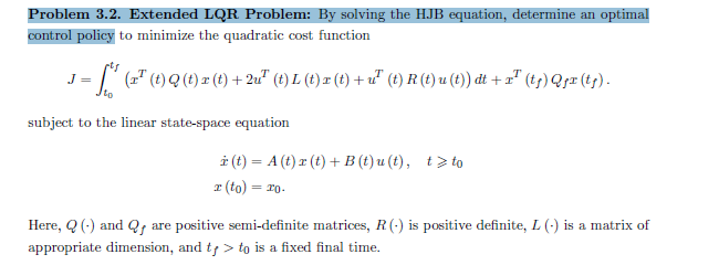 By solving the HJB equation, determine an optimal | Chegg.com