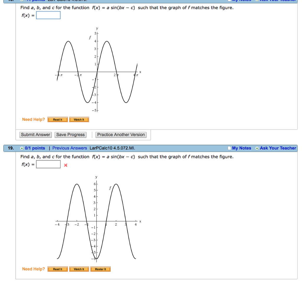 Solved Find a, b, and c for the function rx) rx) = a | Chegg.com