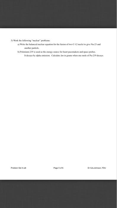 Solved Work the following 