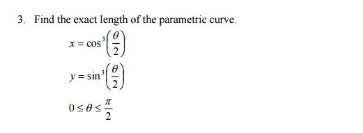 solved-find-the-exact-length-of-the-parametric-curve-x-chegg