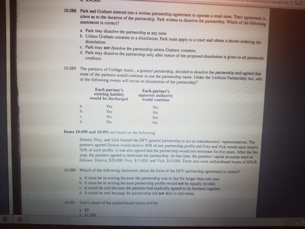solved-020unicorporated-is-20-1-20-park-and-graham-chegg