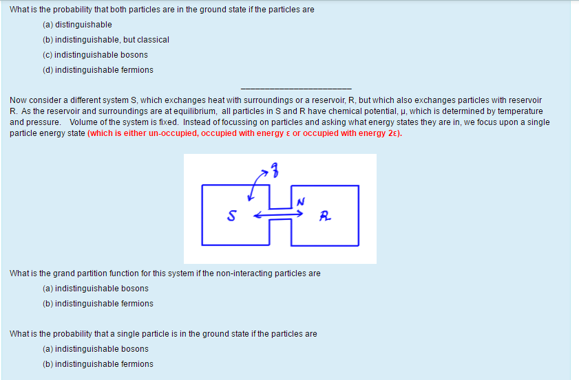 Solved Consider 2 energy states in a system, S, that | Chegg.com