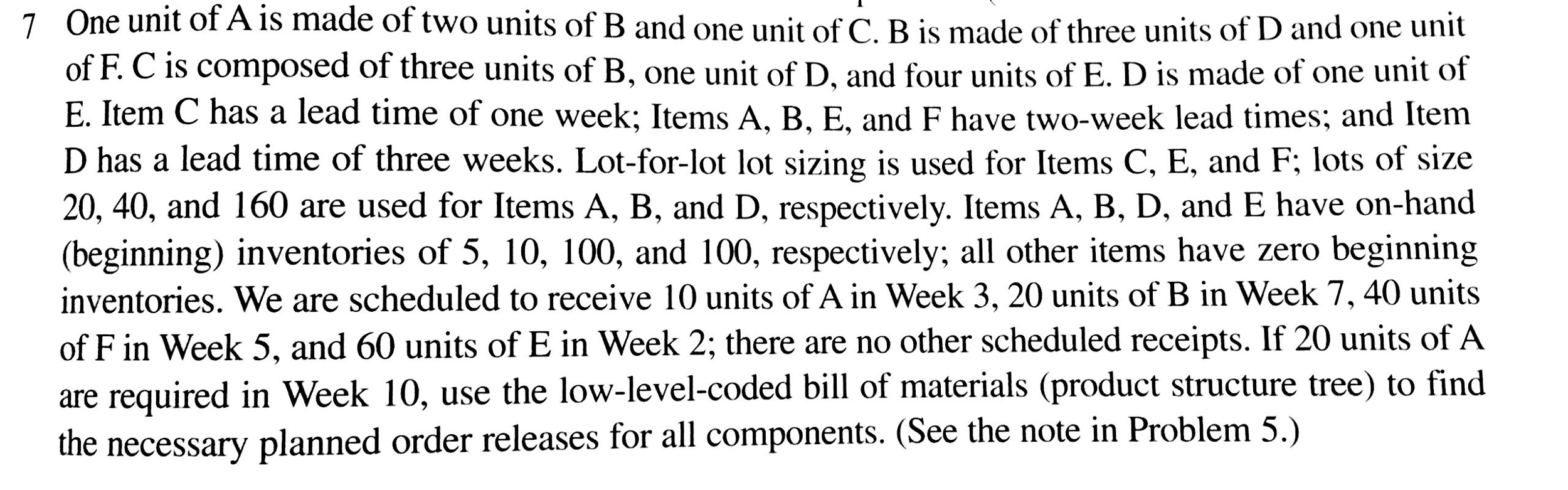 solved-one-unit-of-a-is-made-of-two-units-of-b-and-one-unit-chegg