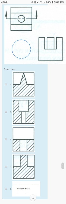Solved For each of the numbers below, a front section view | Chegg.com