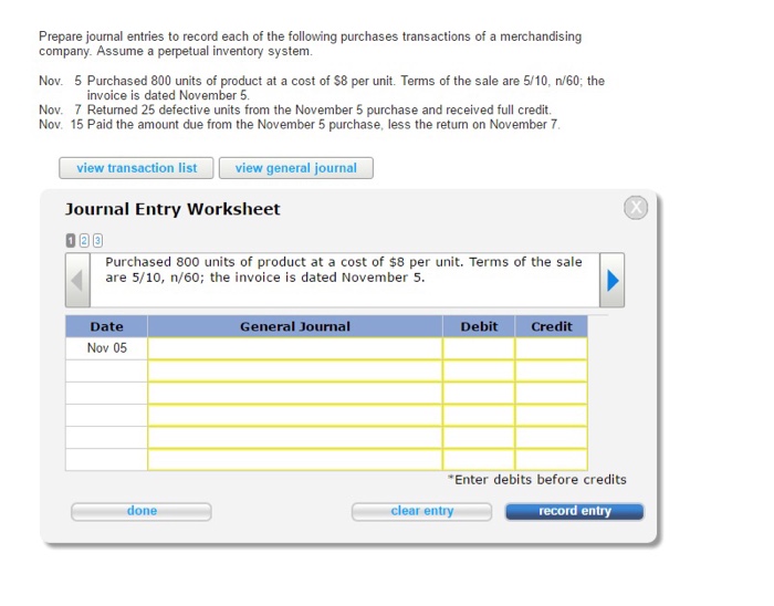 Solved Prepare journal entries to record each of the