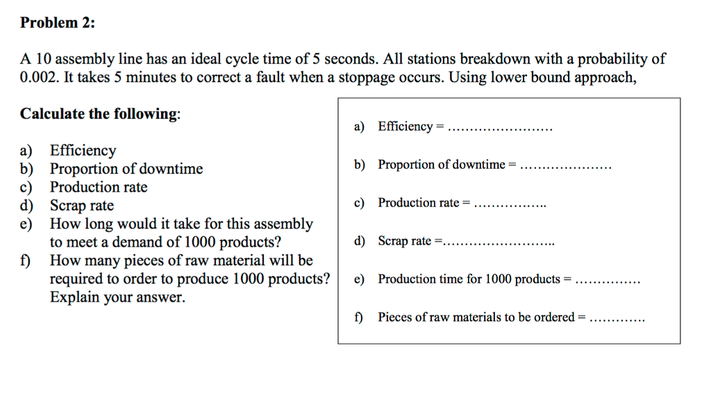 How To Calculate Cycle Time In Production The total cycle time