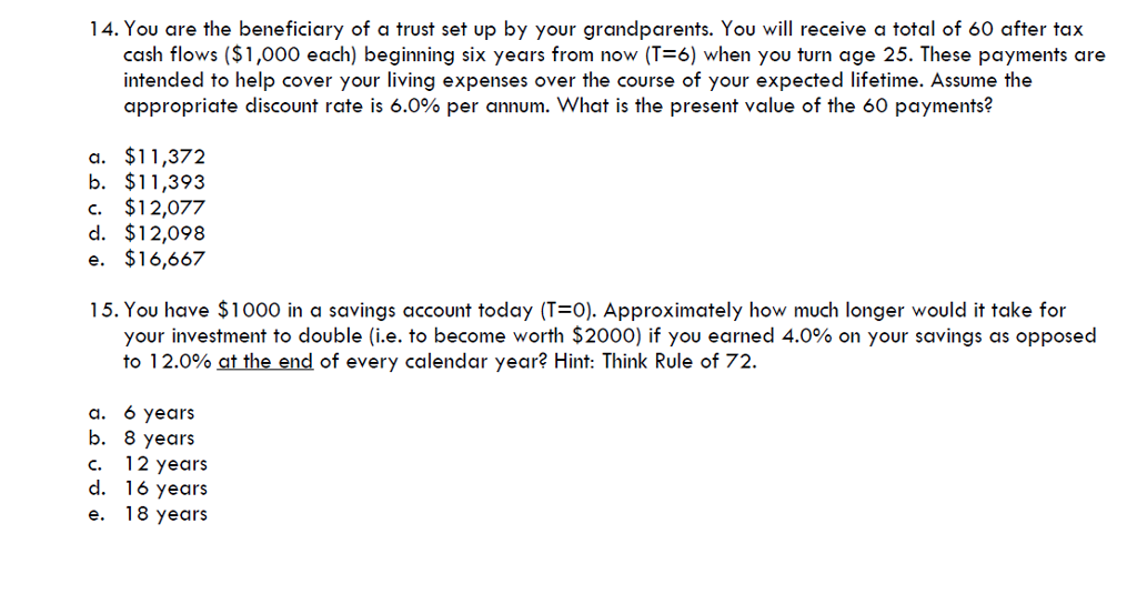 solved-14-you-are-the-beneficiary-of-a-trust-set-up-by-your-chegg