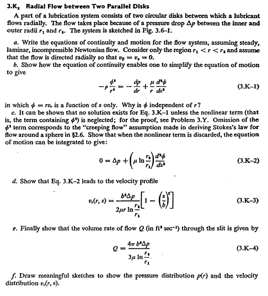 Solved This is from BSL's transport phenomena. This is 3.B | Chegg.com