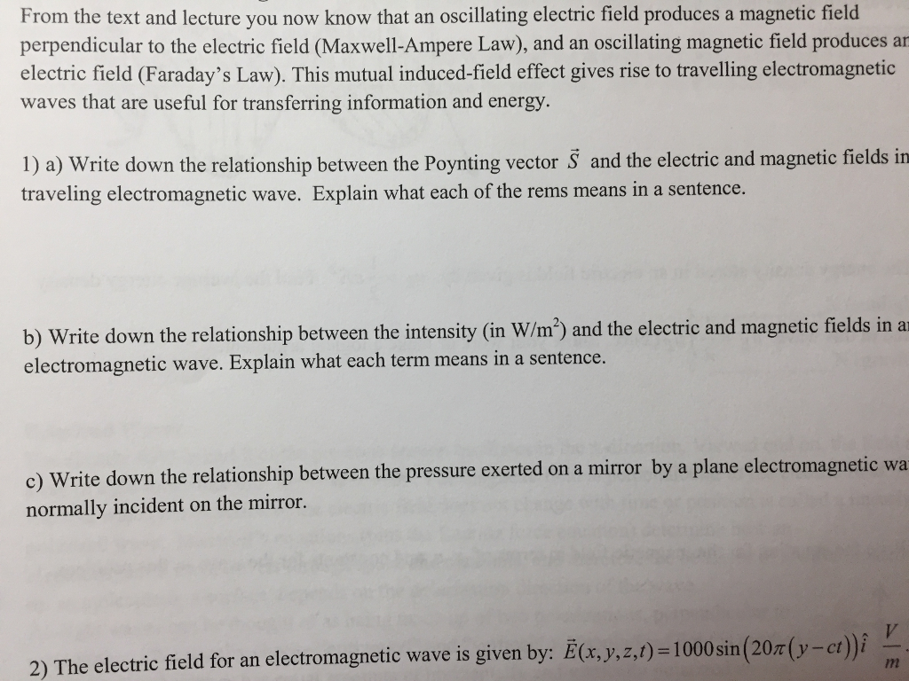 solved-1-a-write-down-the-relationship-between-the-poynting-chegg