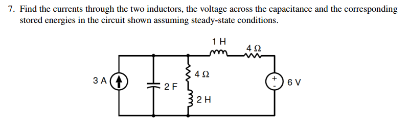 Solved Find the currents through the two inductors, the | Chegg.com