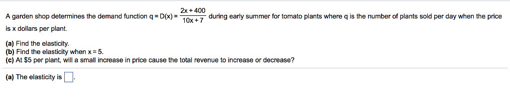 Solved 2x 400 During Early Summer For Tomato Plants Where Q Chegg