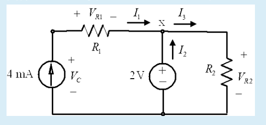 Solved Analyze the following circuit with R1=1.3 kΩ and | Chegg.com