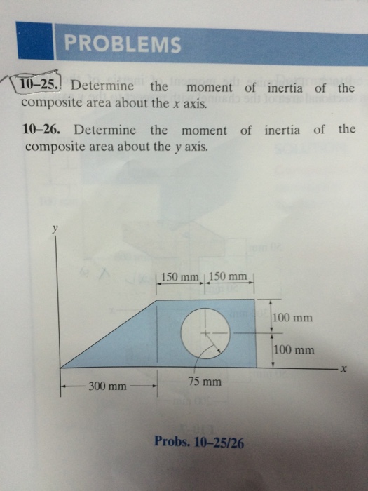 Solved Problems 10 25 Determine The Moment Of Inertia Of 