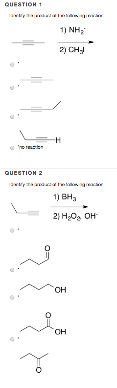 Solved QUESTION 1 identiy the product of the following | Chegg.com