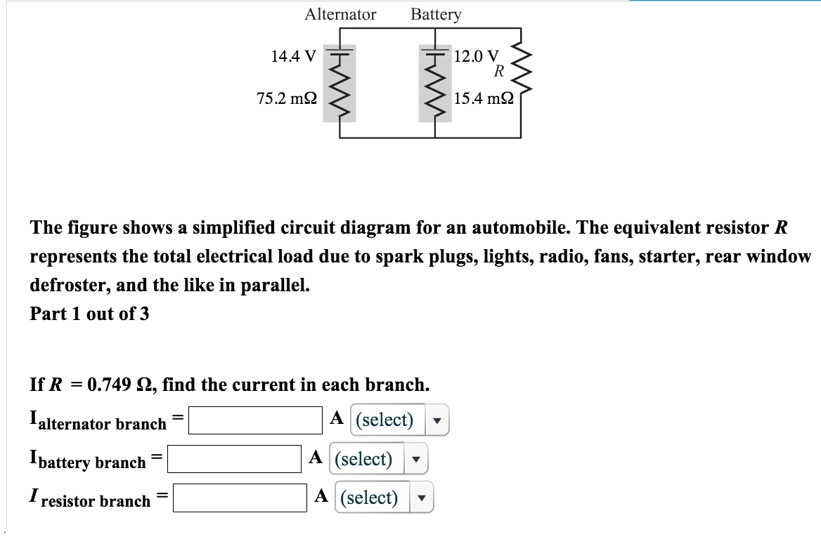 Solved The figure shows a simplified circuit diagram for an | Chegg.com