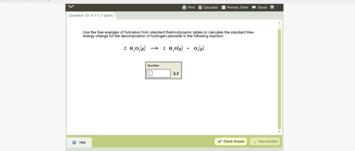 Solved Use the free energies of formation from standard | Chegg.com