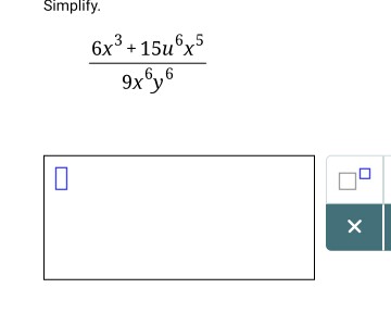 5 3x 6 15x 6