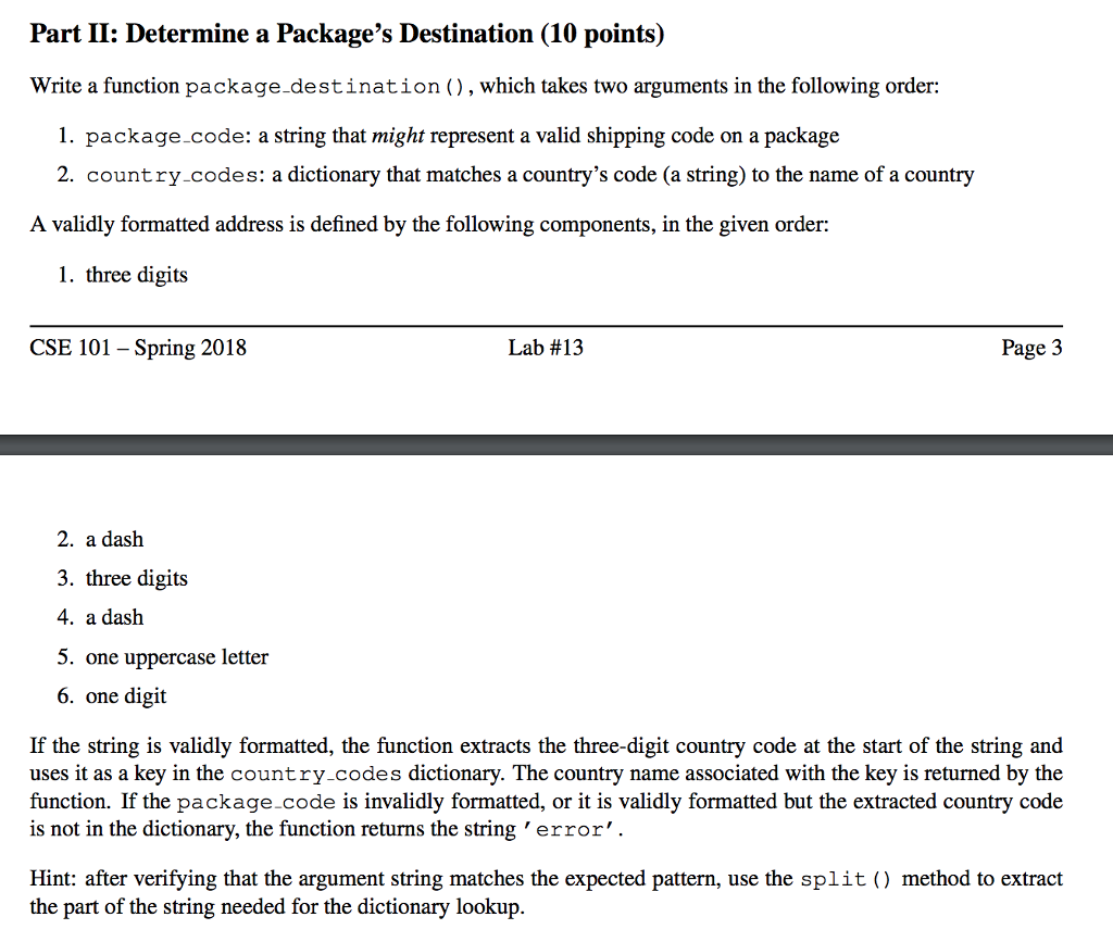 solved-part-ii-determine-a-package-s-destination-10-chegg