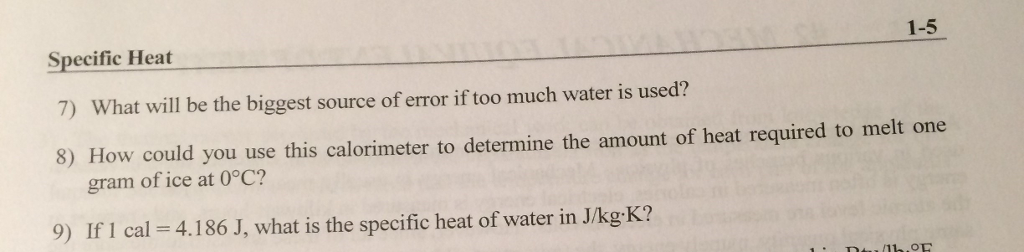 solved-what-will-be-the-biggest-source-of-error-if-too-much-chegg