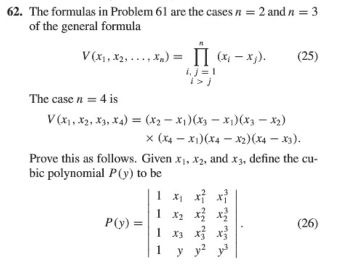 Solved 62. The formulas in Problem 61 are the cases n 2 and | Chegg.com