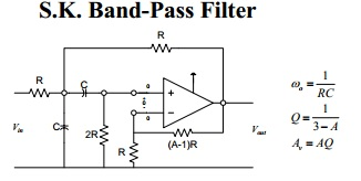 Solved S.K. Low-Pass Filter wc = 1/RC, Av = A, Q = 1/3-A | Chegg.com