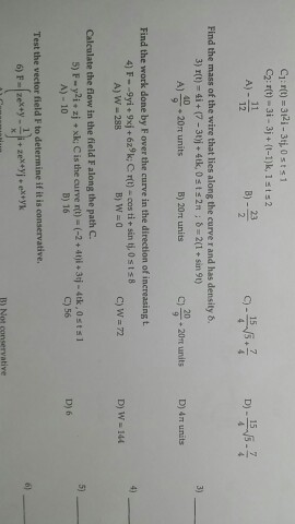 Solved C_1:r(t)=3t^2i-3tj,0