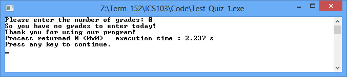 Solved Write a program that computes the average of a set of | Chegg.com