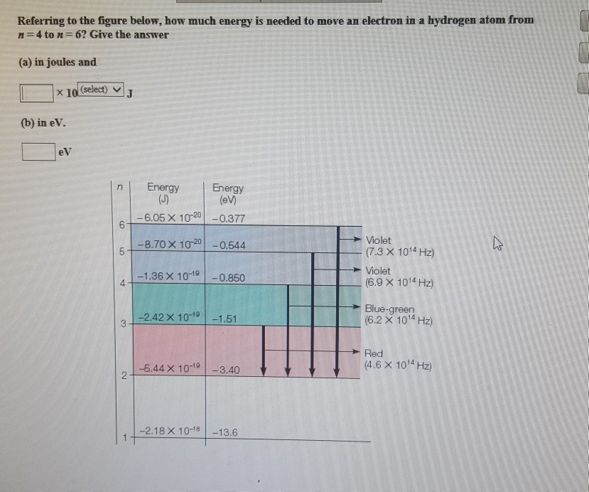 Solved Referring to the figure below, how much energy is | Chegg.com