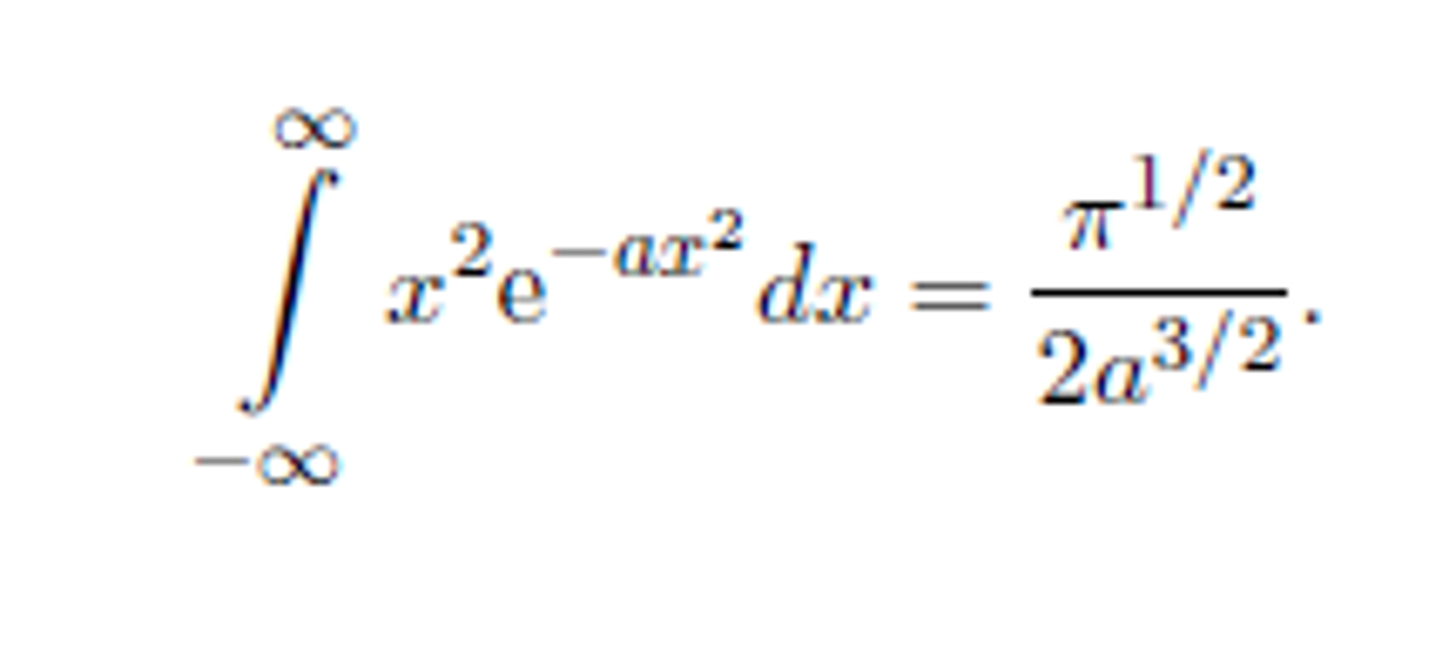 integral of xn e ax2