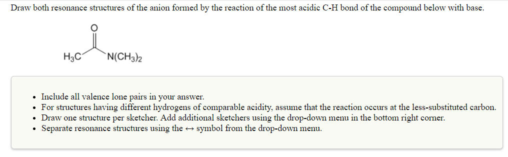 solved-draw-both-resonance-structures-of-the-anion-formed-by-chegg