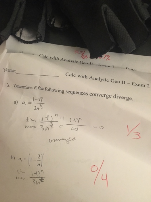 Solved Determine If The Following Sequences Converge | Chegg.com