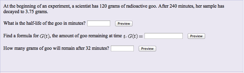 Solved At The Beginning Of An Experiment A Scientist Has Chegg Com