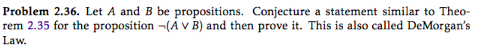Solved Problem 2.36. Let A And B Be Propositions. Conjecture | Chegg.com