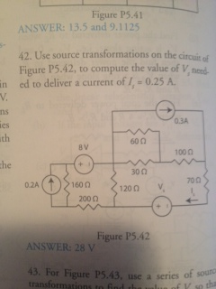 Solved Use source transformations on the circuit of Figure | Chegg.com