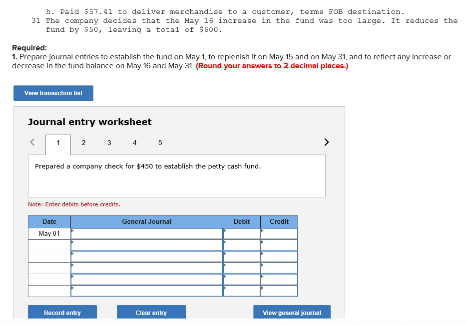 Solved Kiona Co. set up a petty cash fund for payments of