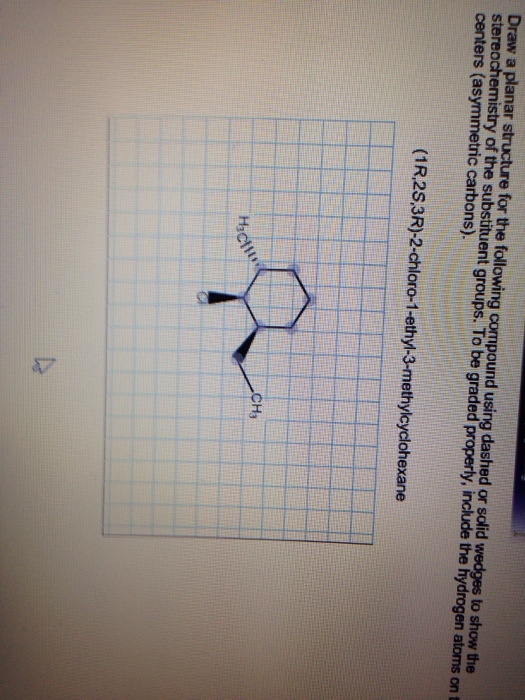 Solved Draw a planar structure for the following compound