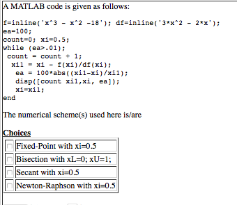 Solved A MATLAB code is given as follows: dfsinline | Chegg.com