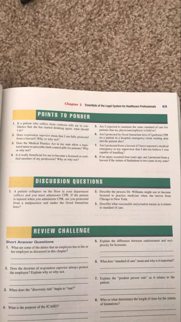 Solved 56 Part 1 The Legal Environment Key Terms | Chegg.com