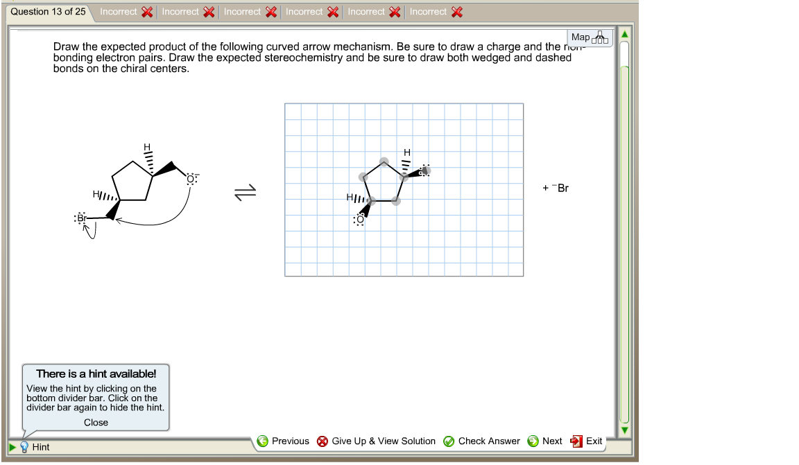 Solved Draw the expected product of the following curved