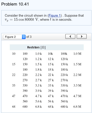 Solved Problem 10.41 Consider the circuit shown in (Figure | Chegg.com