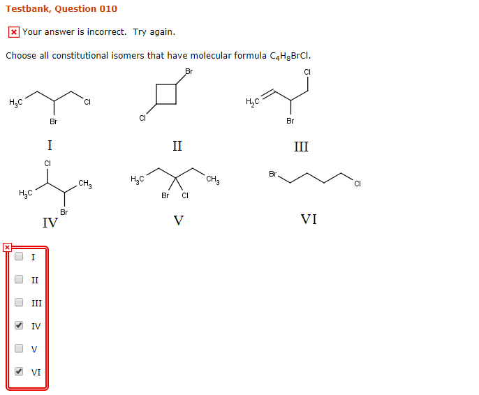 Solved Choose All Constitutional Isomers That Have Molecular