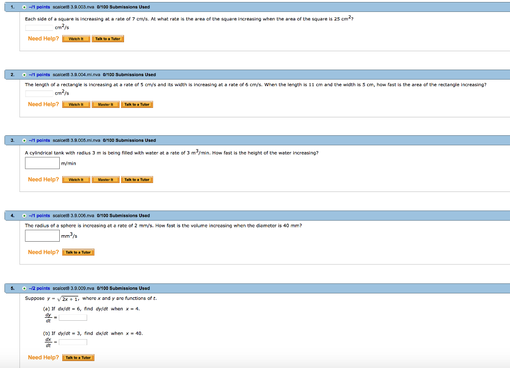 solved-each-side-of-a-square-is-increasing-at-a-rate-of-7-chegg