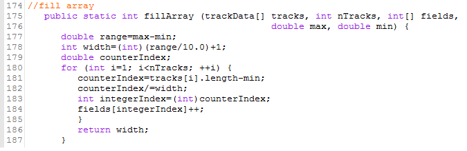 Solved JAVA - OOP my data fields from my file are years | Chegg.com